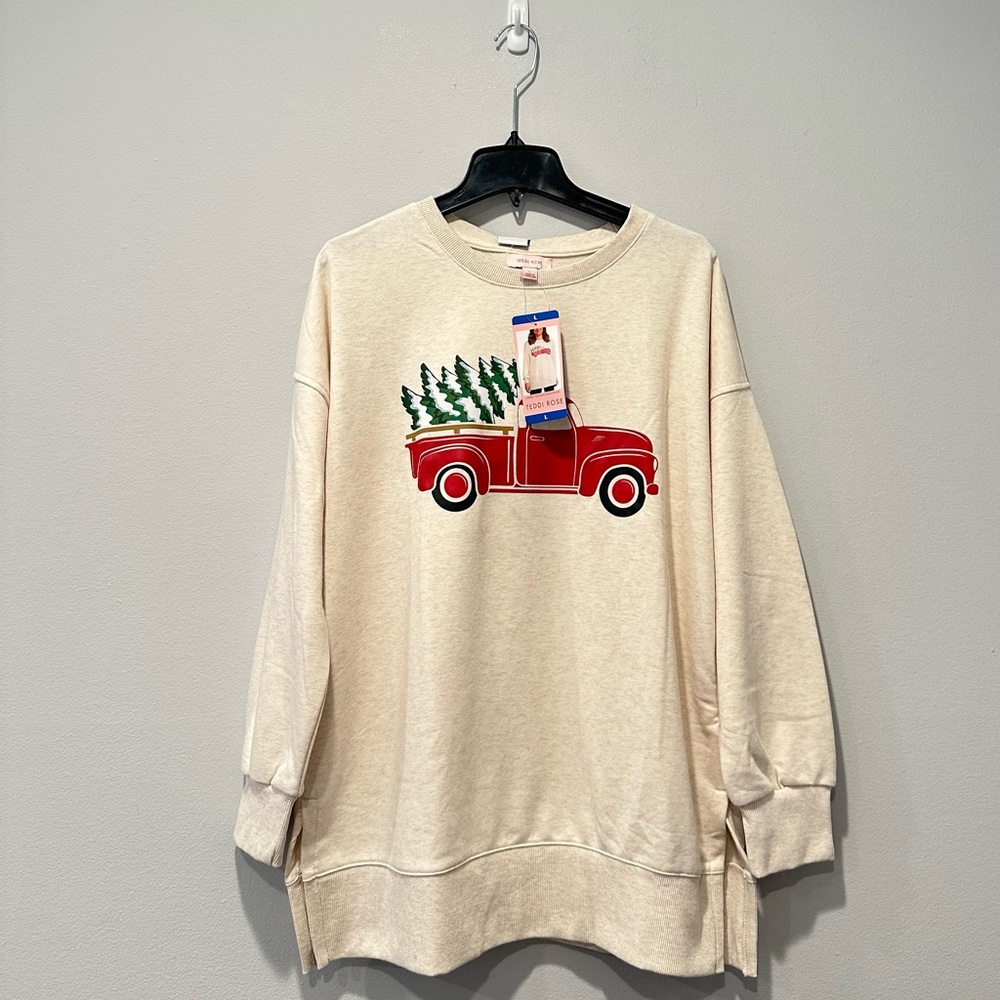 Teddi Rose Ladies' Holiday Crewneck Pullover - Picture 2 of 9